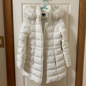 INC WHITE COAT Size S